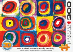 Puzzle 3D, Kandinsky Study Squares, 300 el.