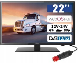Telewizor Samochodowy Tir Do Auta 22 Cale 12/24V
