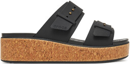 Klapki Crocs Brooklyn Cork Buckle 211252 Czarny