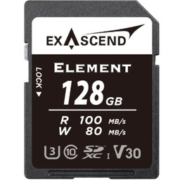 Exascend EX128GSDA1 Element - karta pamięci, 128GB, SDXC,