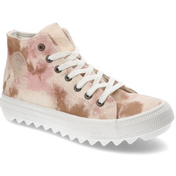 Big Star Beżowe Trampki Modne Buty Damskie