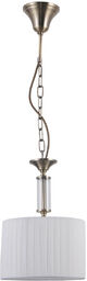 Antyczna LAMPA wisząca FERLENA PND-28343-1 Italux abażurowa OPRAWA