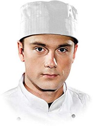LH-SKULLER - Krótka czapka kucharska z serii Chefs