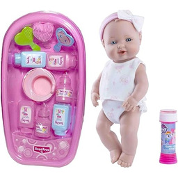 Różowy Zabawki Pompy z Wanną I Akcesoria