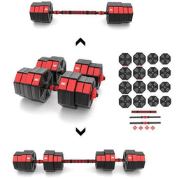 Hantle regulowane kompozytowe, sztanga 2w1 SGC40 HMS 40