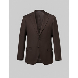 marynarka do zestawu brosso brązowa slim fit