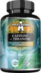 Apollo''s Hegemony Caffeine+Theanine, 120 kapsułek