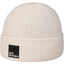 Czapka Beanie Pergamon Polylana by Jack Wolfskin, kremowobiały,