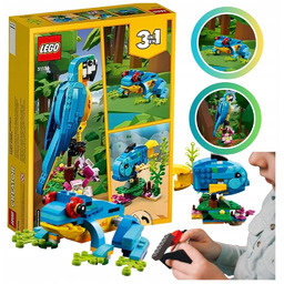 LEGO CREATOR 3 W 1 31136 EGZOTYCZNA PAPUGA