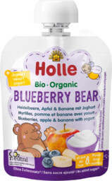 Holle Mus w tubce miś jogurt borówki jabłko
