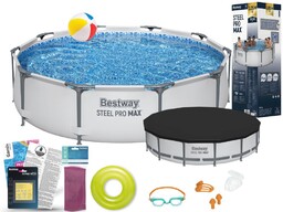 Basen Bestway 305x76 Ogrodowy Stelażowy 56406 10w1