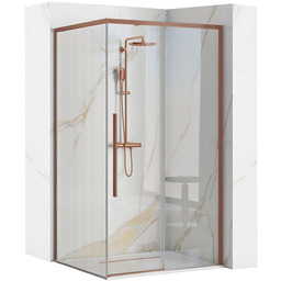 Rea Kabina prysznicowa SOLAR Miedziana Szczotkowana 90x90
