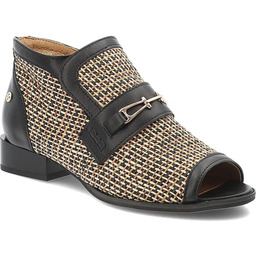 Maciejka Beżowe Botki Eleganckie Obuwie Damskie