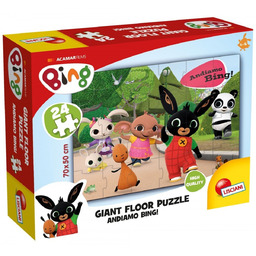 Lisciani, puzzle podłogowe Bing, 24 el.