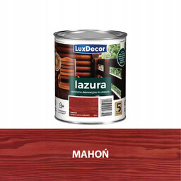 LUXDECOR LAZURA DO DREWNA 4,5L MAHOŃ