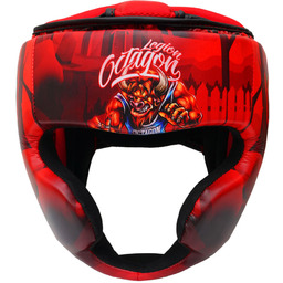 Octagon Kask Bokserski Dziecięcy Kids Legion Bull Red