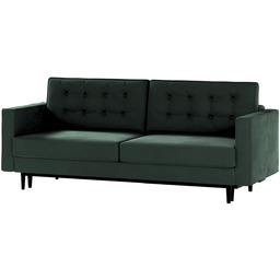 Sofa rozkładana Svein, ciemny zielony, 224 x 97