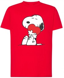 T-Shirt męski nadruk Snoopy Dog r.S