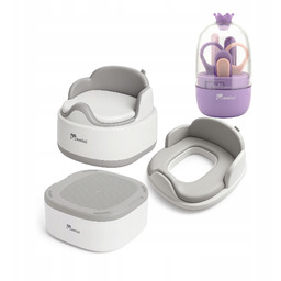 Wielofunkcyjny nocnik dla dzieci Momini 3w1 Softi Grey