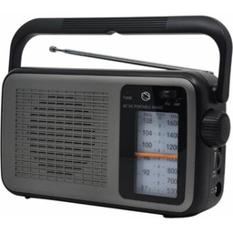 MANTA Radio San Remo MARDI919BK Analogowe Przenośne Czarno-szary