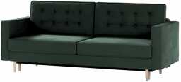 Sofa rozkładana Svein, ciemny zielony, 224 x 97