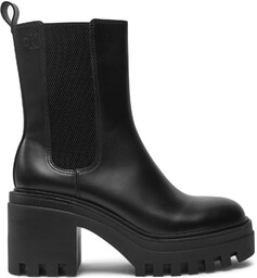 Botki Calvin Klein Jeans Chunky YW0YW01547 Czarny
