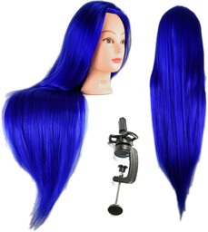 Główka treningowa Iza 90cm blue włos termiczny +