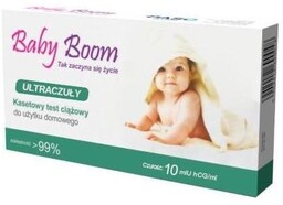 Test ciążowy kasetowy Baby Boom ULTRACZUŁY x1 sztuka