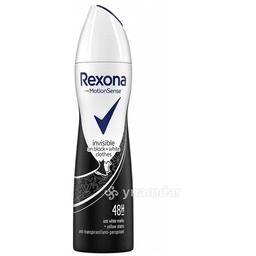 Rexona Invisible Black + White Clothes Antyperspirant