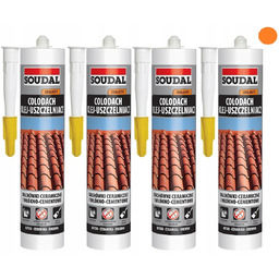 4x Soudal Colodach Klej Do Dachówek Ceramiki Ceglasty