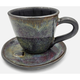 Pakamera Filiżanka z podstawkiem - serduszko