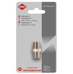 Nypel w blistrze 1/4" Airpress 4337511