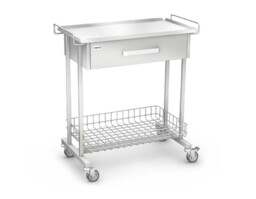 C-02/D.ST zabiegowy wózek oddziałowy z szufladą