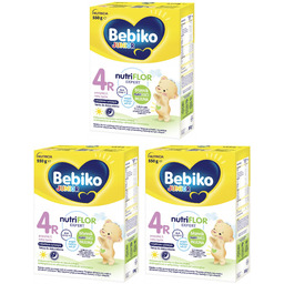 Bebiko 4R mleko z kleikiem ryżowym Zestaw 3x