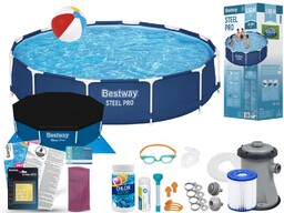 Basen Bestway 366x76 Ogrodowy Stelażowy 56681 16w1