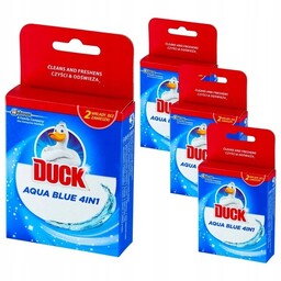 Duck Aqua Blue 4In1Do Wc Podwójny Zapas X4
