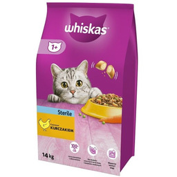 Whiskas Sterile z kurczakiem - sucha karma