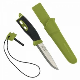 Mora Nóż Companion Spark zielony z kaburą