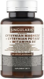 Singularis Superior Cytrynian Magnezu + Cytrynian Potasu +