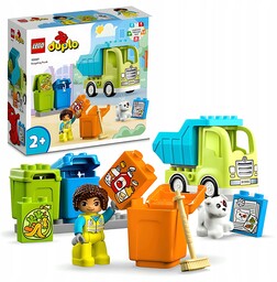 Lego Duplo 10987 Ciężarówka Recyklingowa Nauka Dla Dziecka
