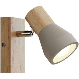Lindby - Filiz Lampa Ścienna Wood/Concrete