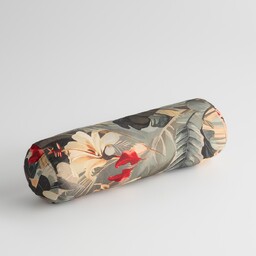 Poduszka Dekoracyjna Wałek Manuca z motywem liściastym