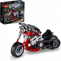 Zestaw Lego Technic Motocykl Motor Chopper 42132 Klocki