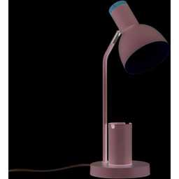 Lampa biurkowa z piórnikiem E27 zielona Devone NO2512405023