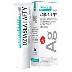 Nanobiotic Med Plus Silver Dziąsła i Afty żel,