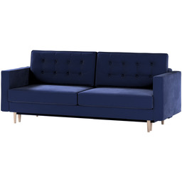 Sofa rozkładana Svein, ciemny niebieski, 224 x 97