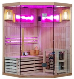 Sauna fińska 2 osobowa wysokotemperaturowa 3,5KW Harvia 120x120