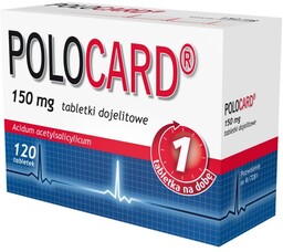 Polocard 150 mg lek zapobiegający powstawaniu zakrzepów, 120