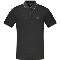 HUGO BOSS POLO KRÓTKI RĘKAW MĘSKI CZARNY