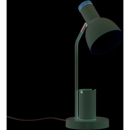 Lampa biurkowa z piórnikiem E27 różowa Devone NO2512405057